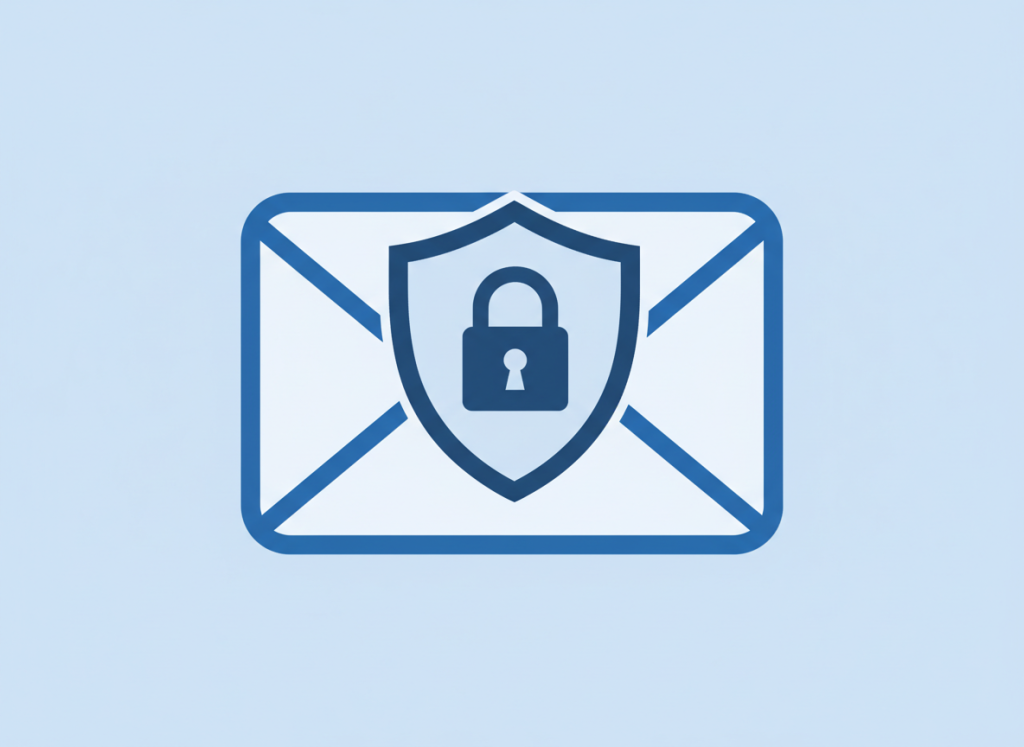 Illustration of email security and phishing protection